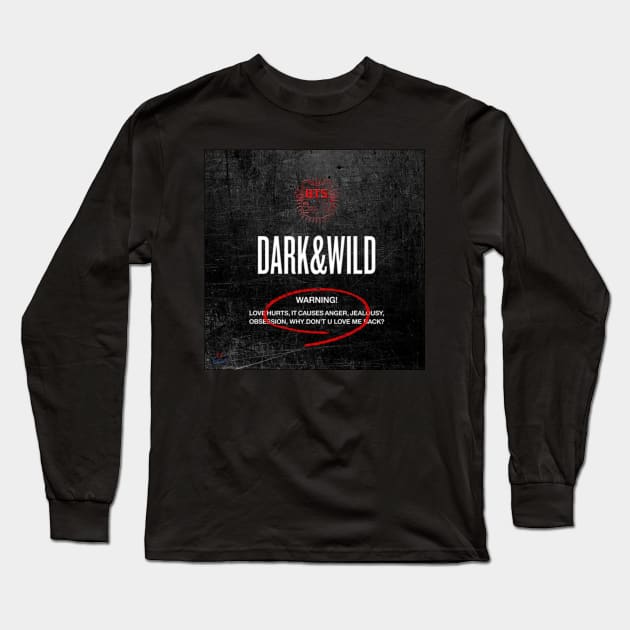 BTS: Dark and Wild Album Cover Long Sleeve T-Shirt by TheMochiLife